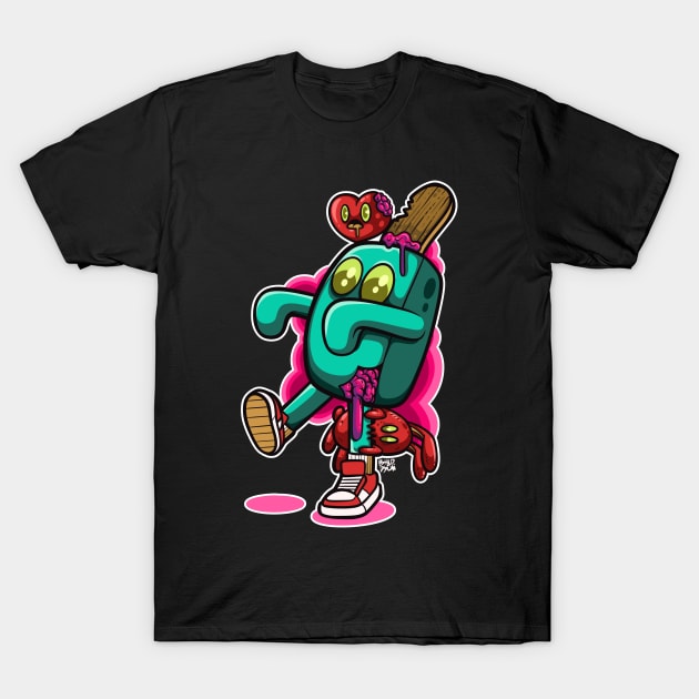 zombie ice cream T-Shirt by Behold Design Supply